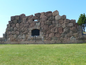Part of the ruins of Bomarsund