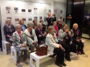 Members enjoying the radio drama. Photo by Ron Akhurst